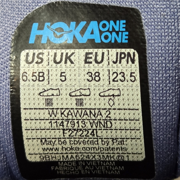 Hoka One One Kawana 2 Purple Women’s Size 6.5 1147913 WND New In Box - Picture 6 of 7